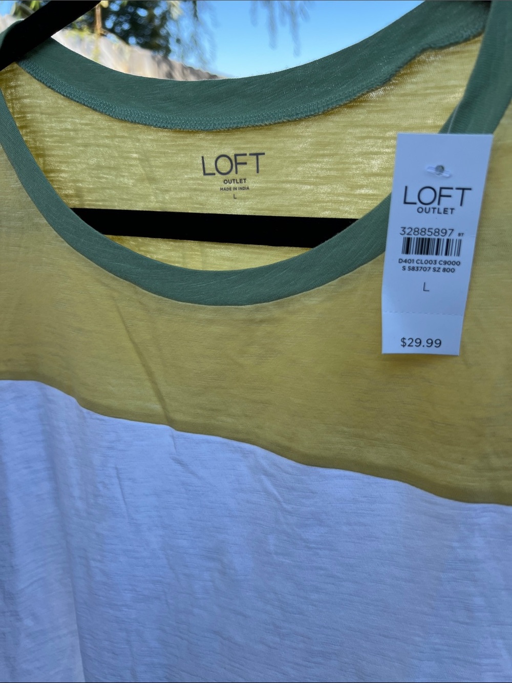 3 Loft Outlet Tees- Large - Picture 4 of 4